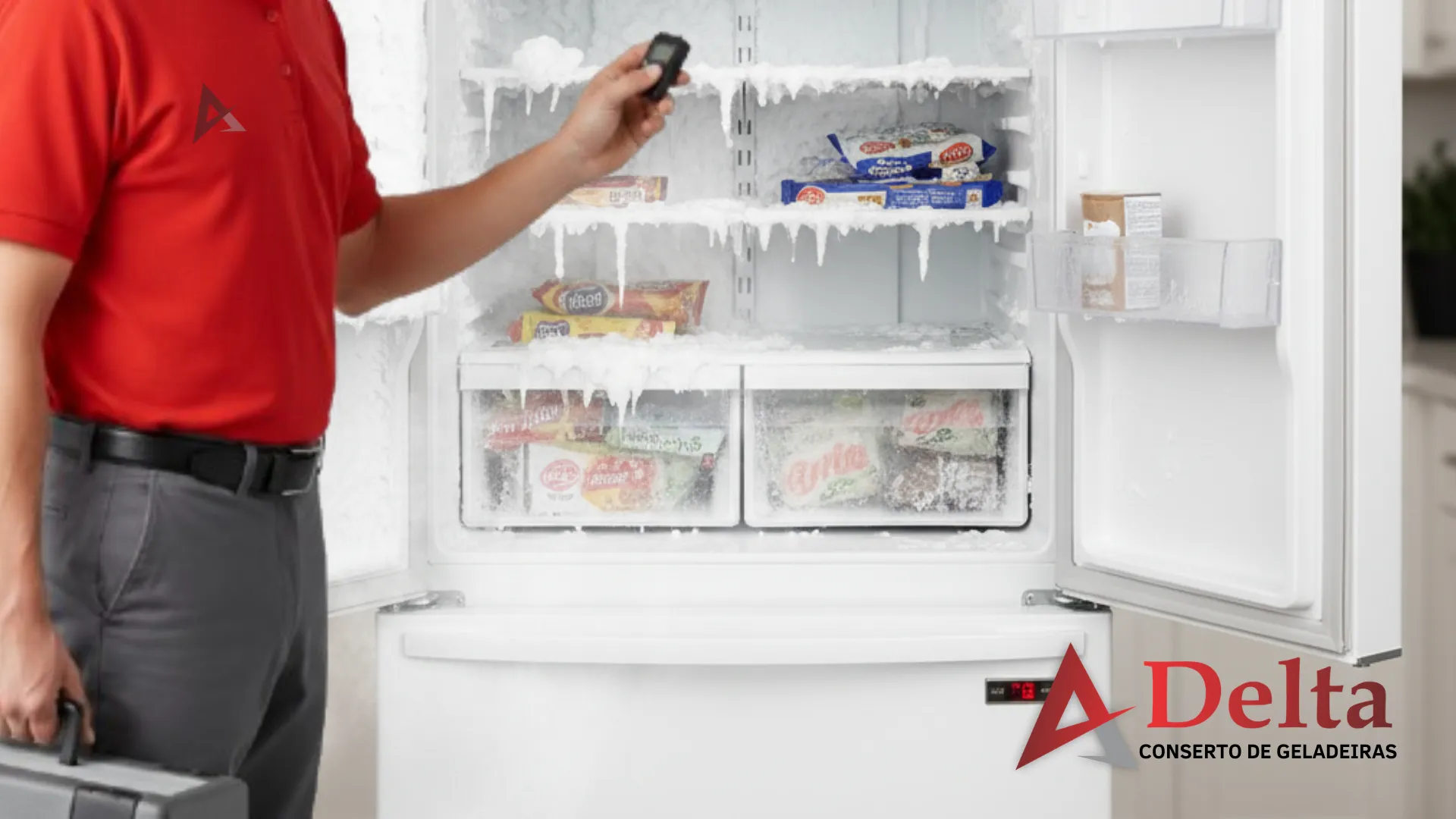 Formação excessiva de gelo em geladeira frost free: 5 causas